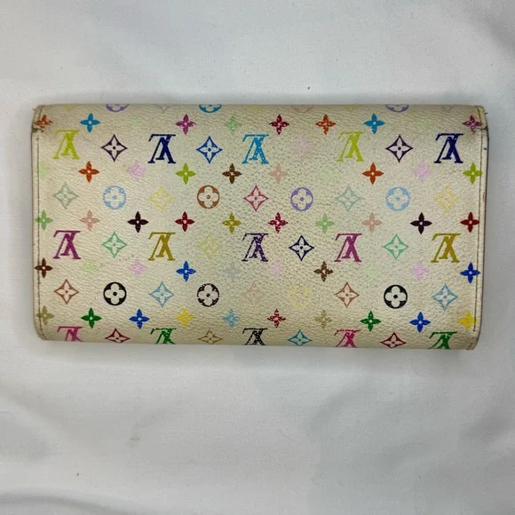 Vintage Louis Vuitton x Murakami Multicolor Sarah Long Wallet - Picture 2 of 15